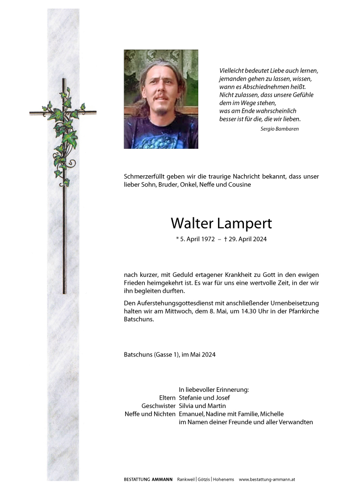 Walter Lampert
