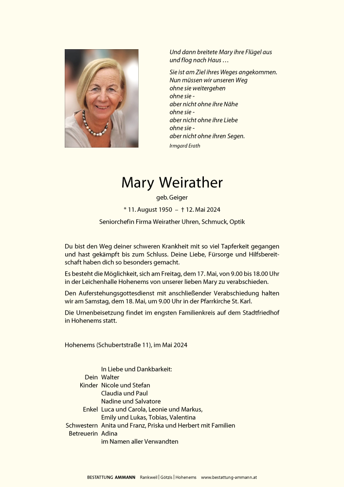 Mary Weirather