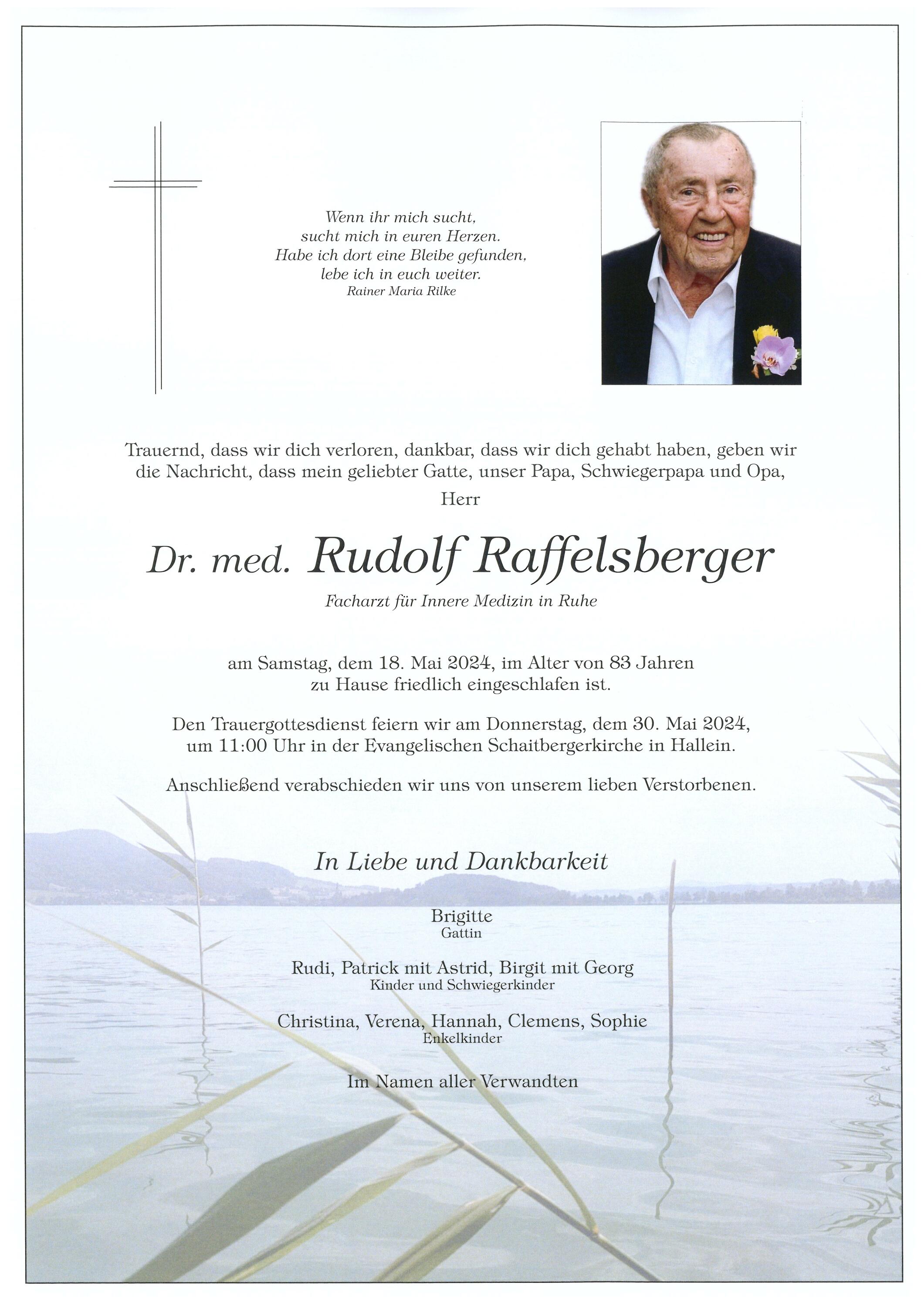Dr. med. Rudolf Raffelsberger