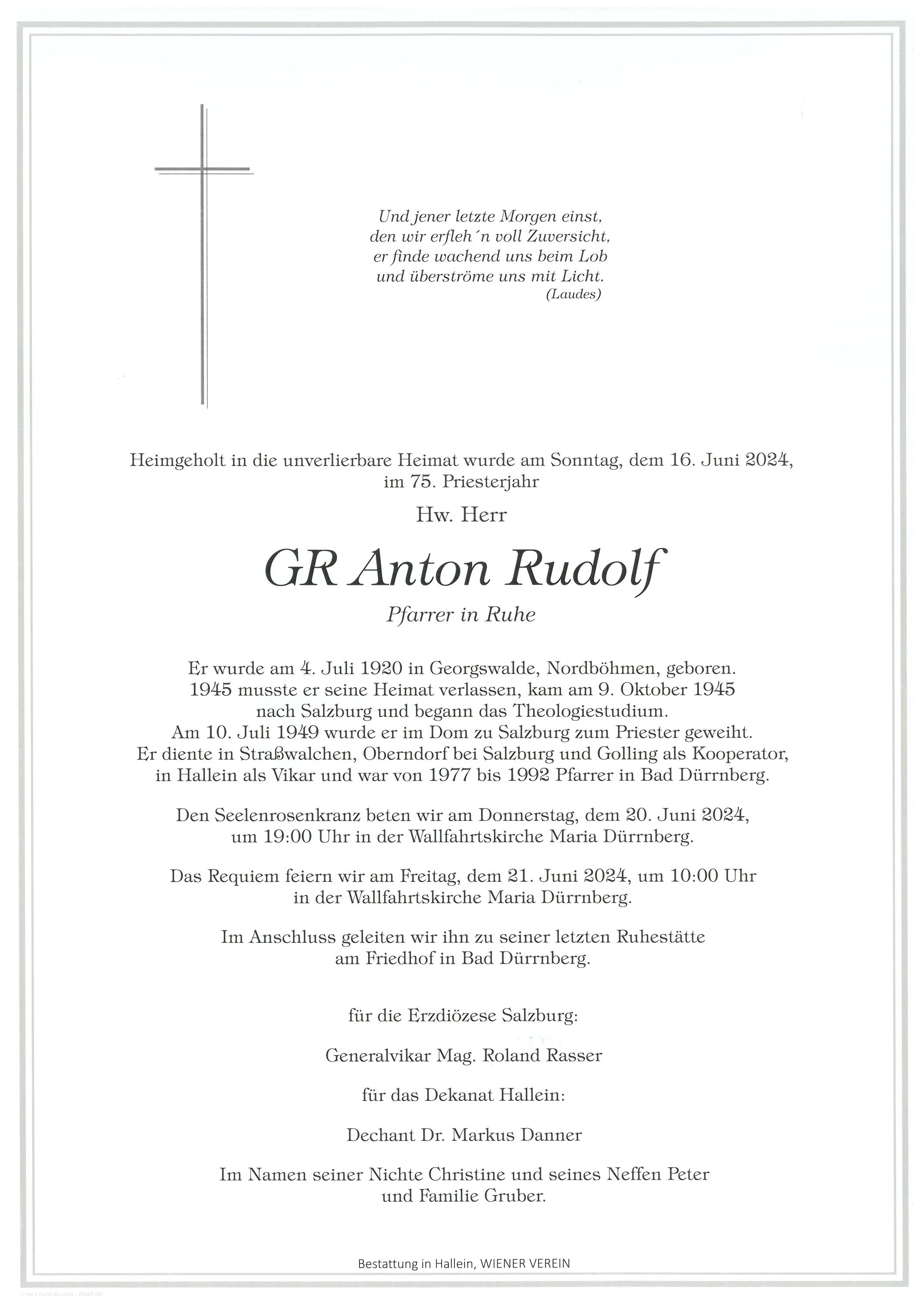 GR Anton Rudolf