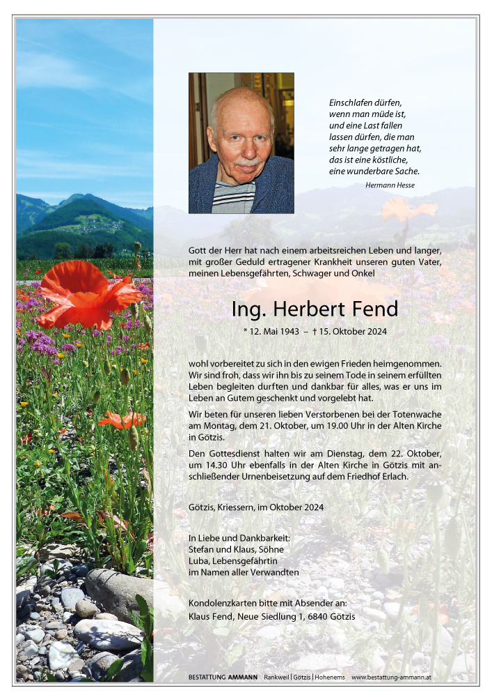 Ing. Herbert Fend