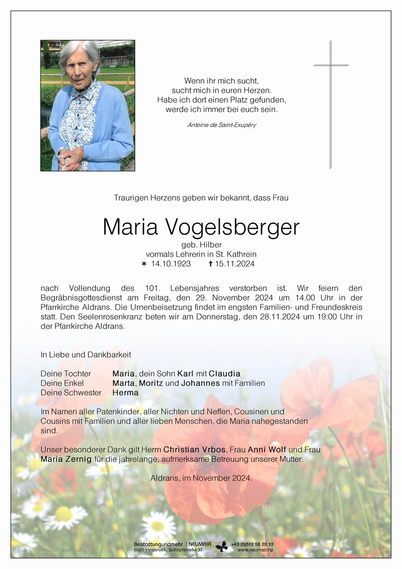 Maria Vogelsberger