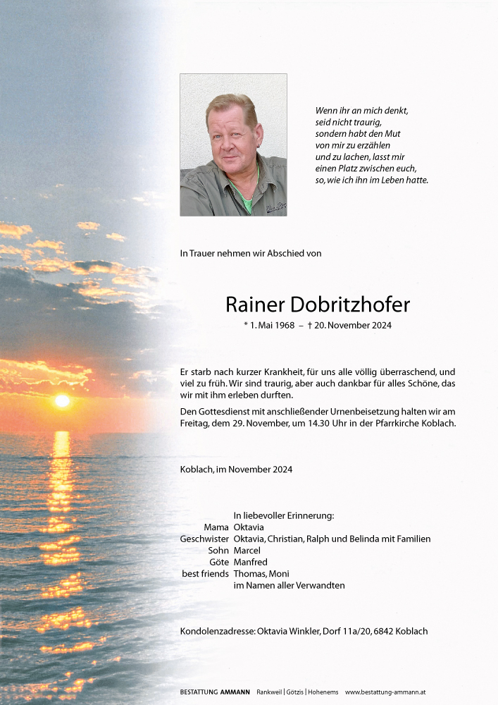 Rainer Dobritzhofer