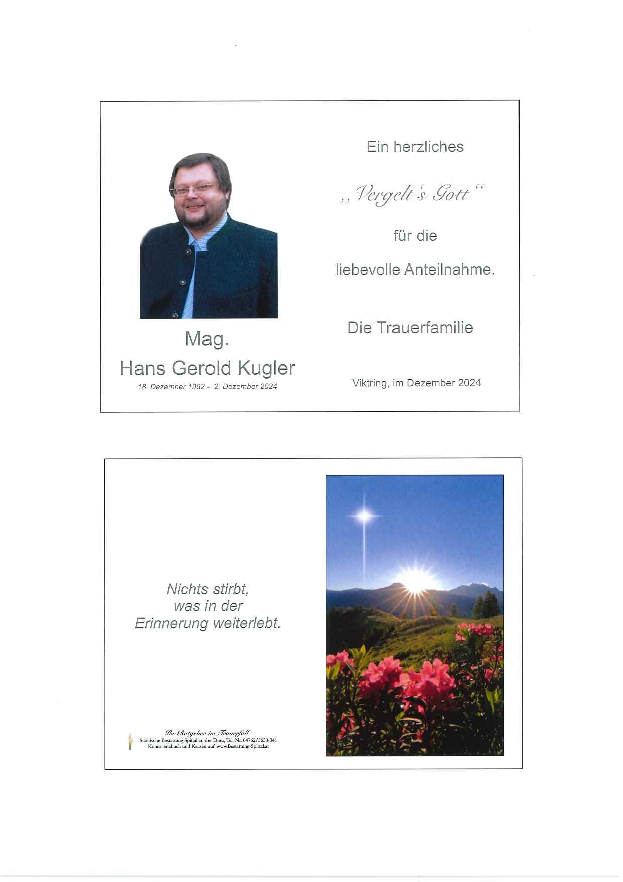 Mag. Hans Gerold Kugler