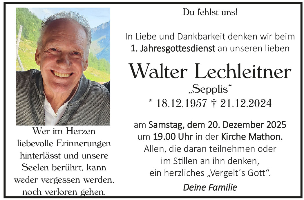 Walter Lechleitner