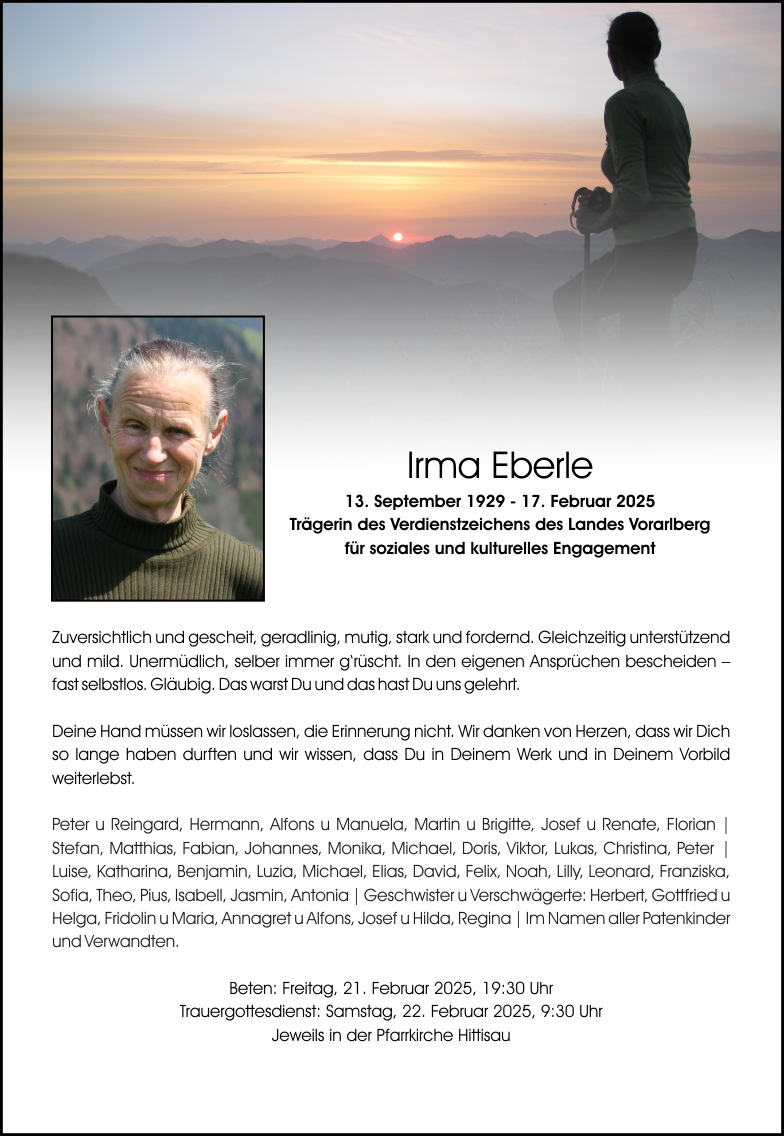 Todesanzeige - Trauerhilfe – abschied GesmbH