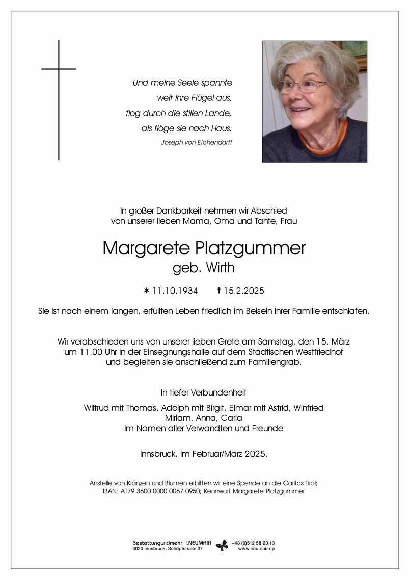Margarete Platzgummer