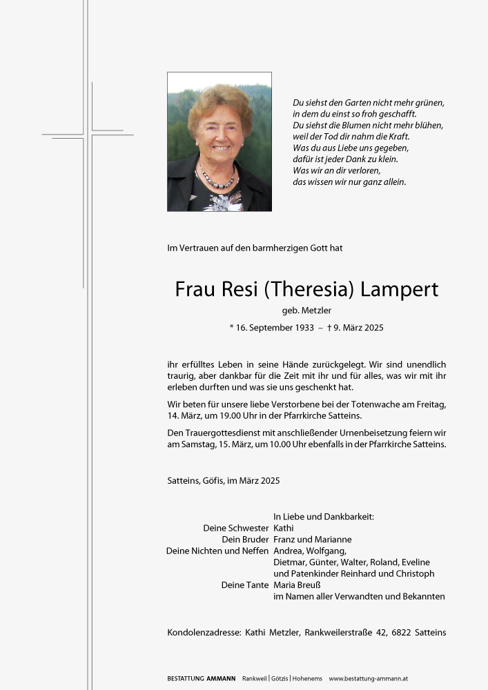 Resi (Theresia) Lampert