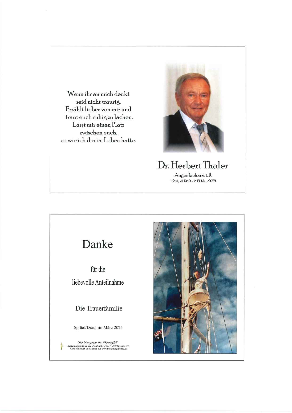 Dr. Herbert Thaler