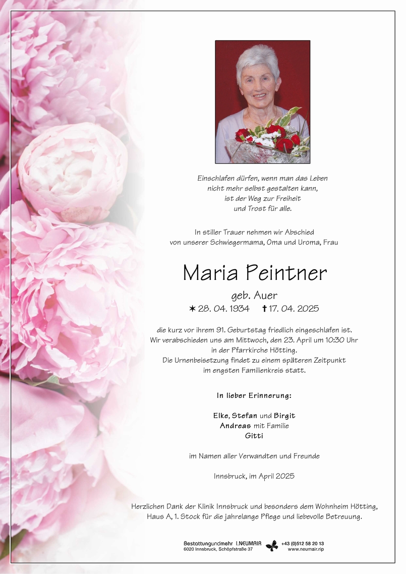 Maria  Peintner
