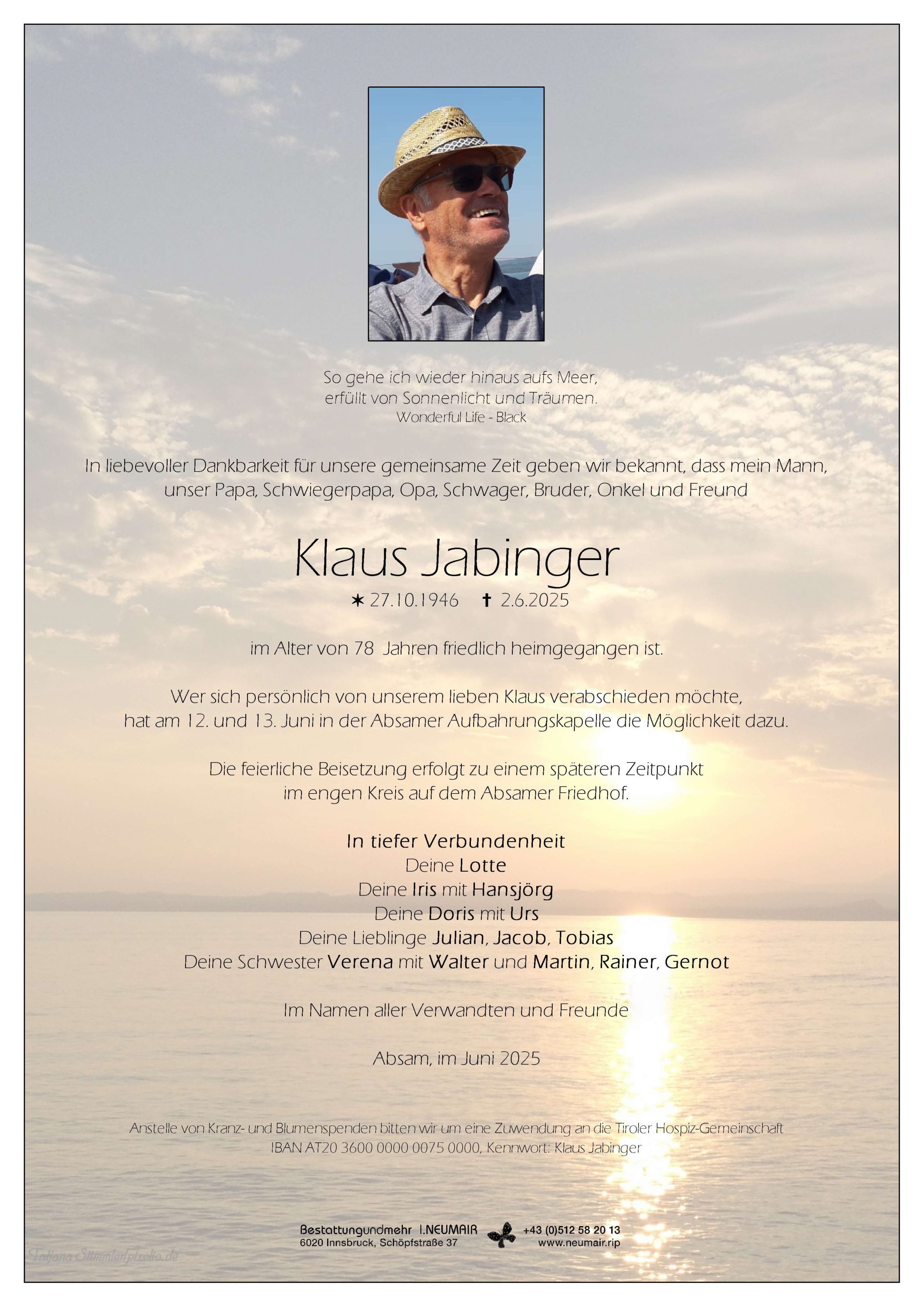 Klaus Jabinger