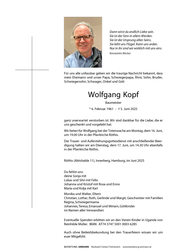 Wolfgang Kopf