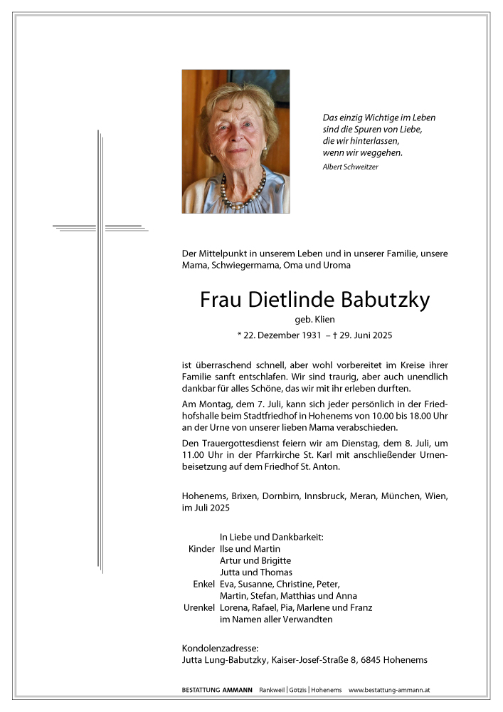 Dietlinde Babutzky