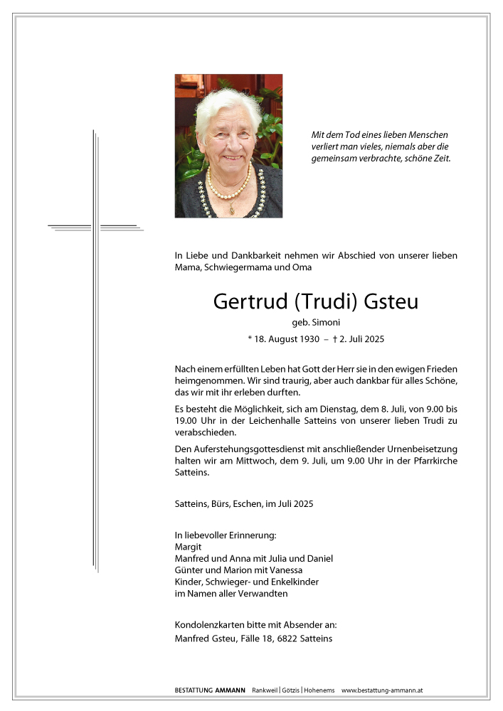 Gertrud Gsteu