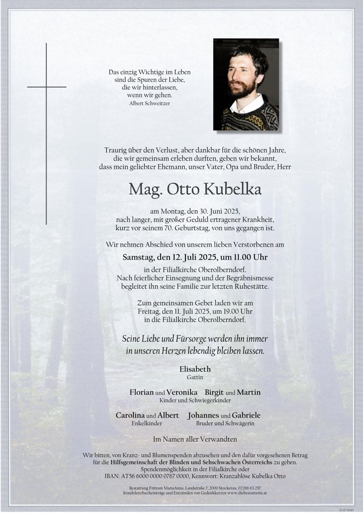 Mag. Otto Kubelka