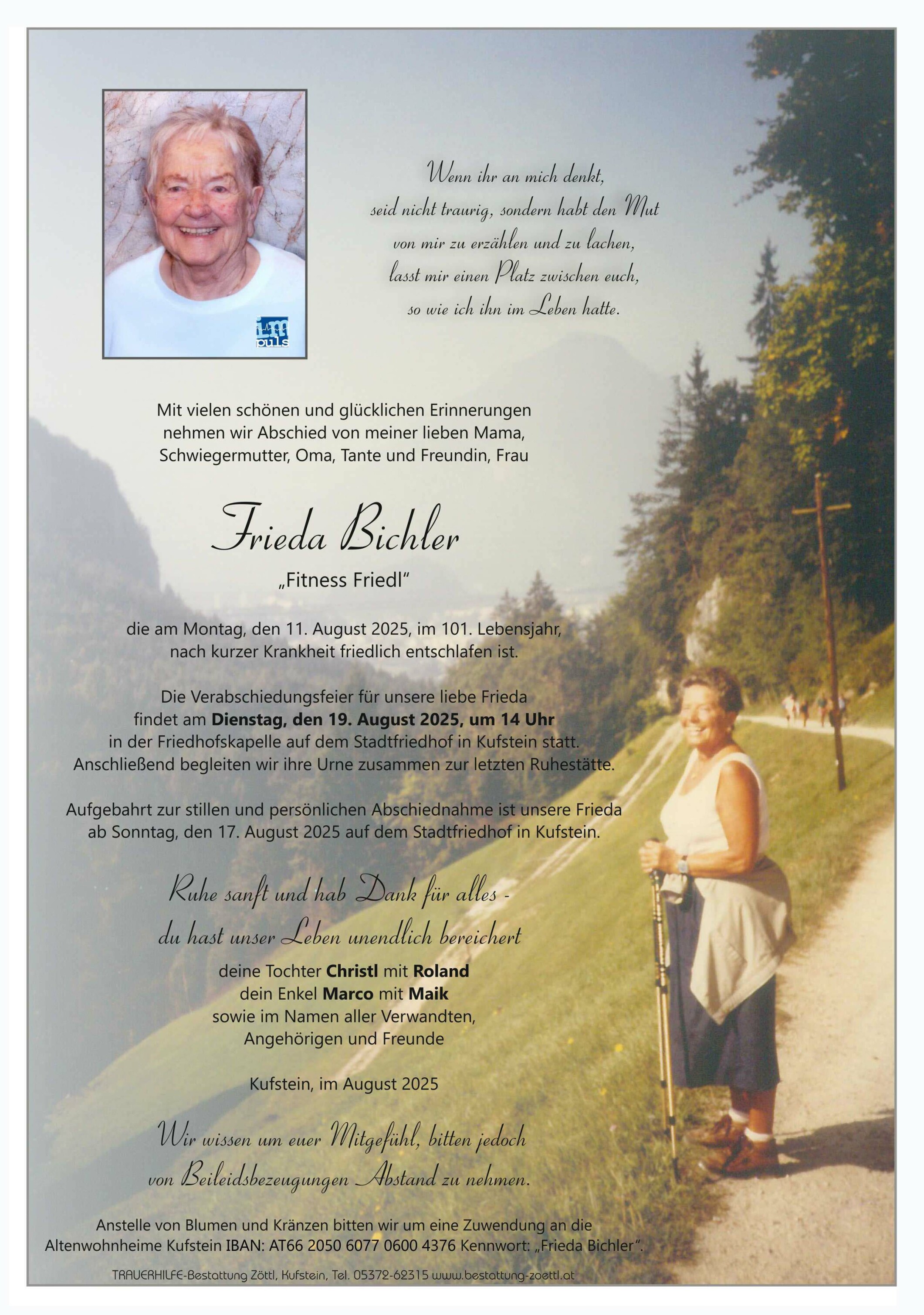 Todesanzeige - Trauerhilfe – abschied GesmbH