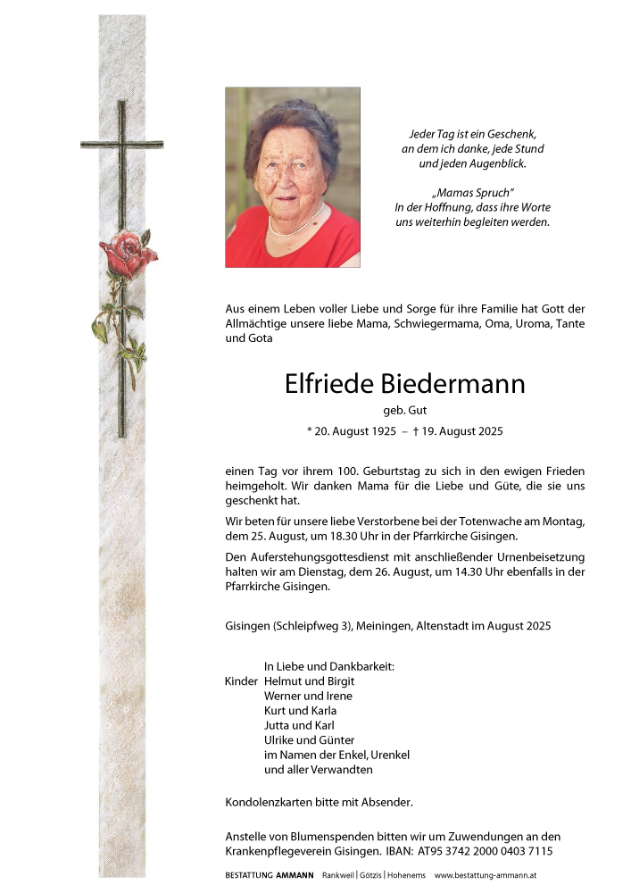 Elfriede Biedermann