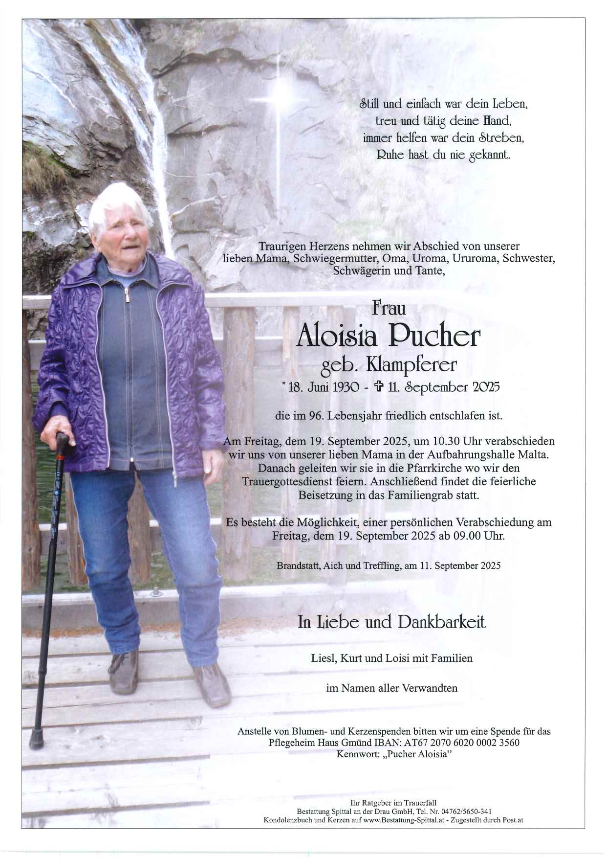 Aloisia  Pucher