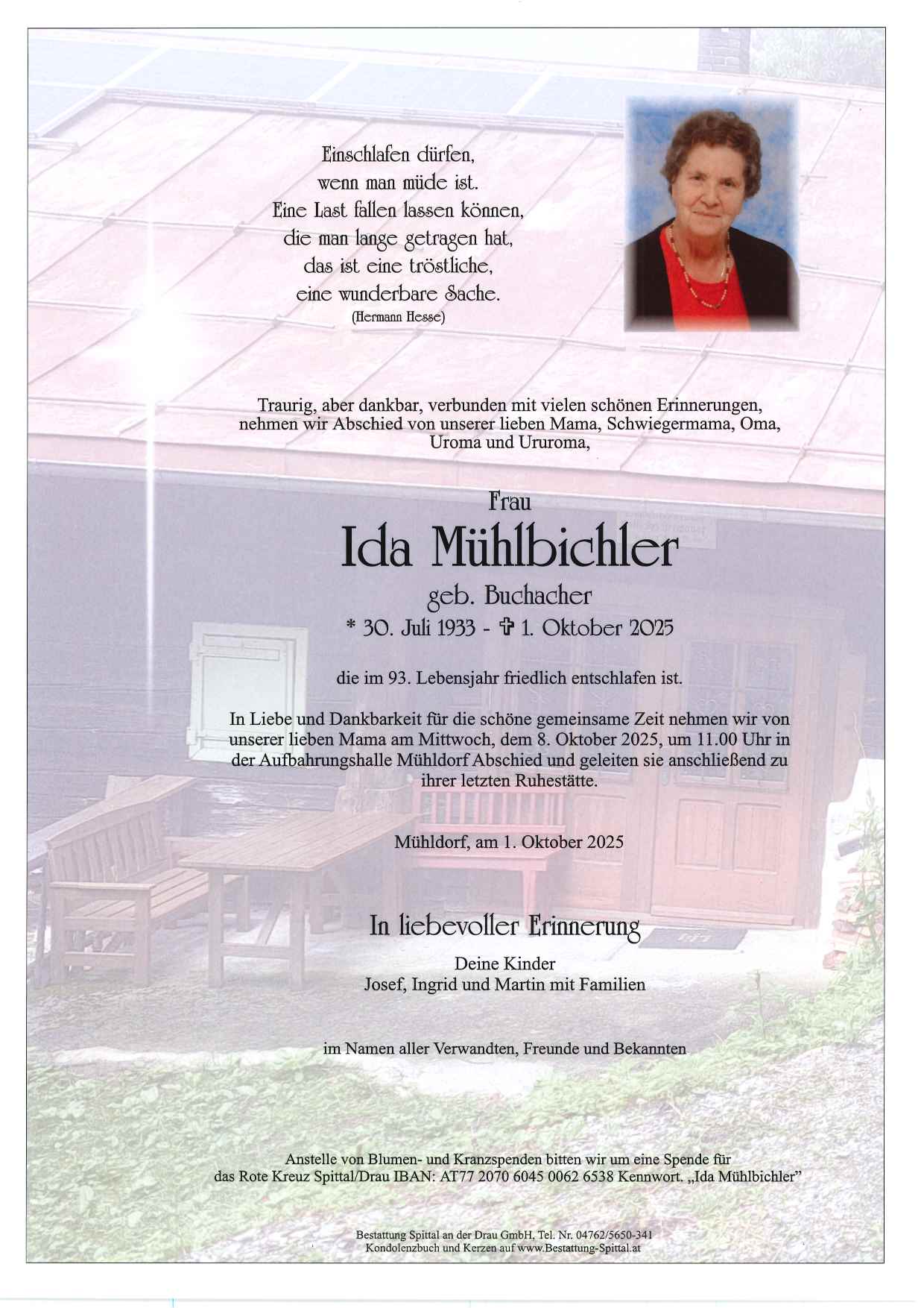 Ida  Mühlbichler