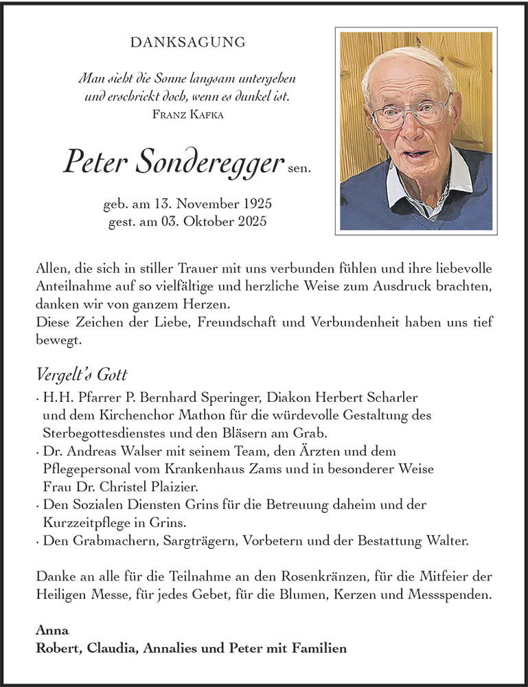 Peter Sonderegger sen.