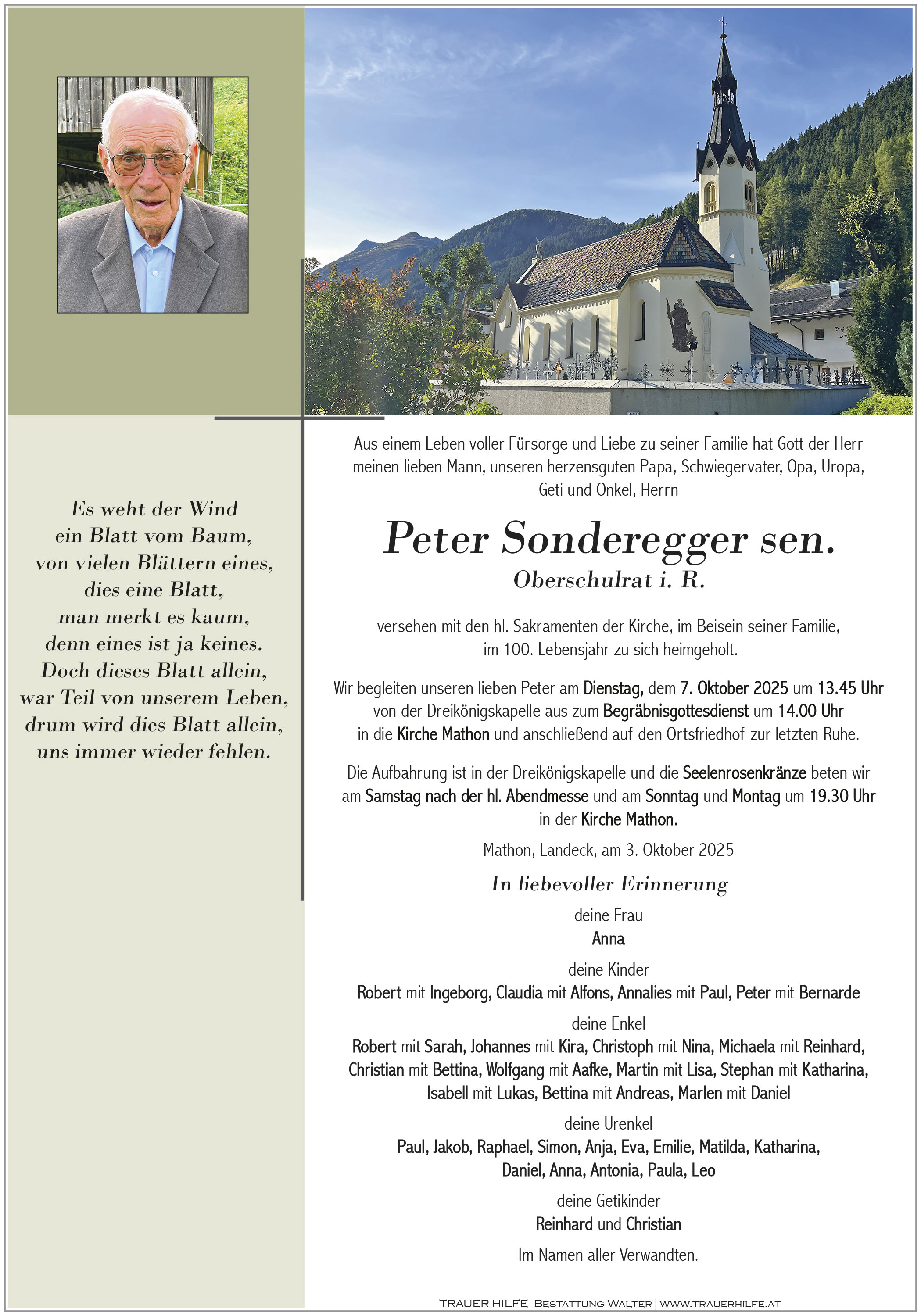 Peter Sonderegger sen.