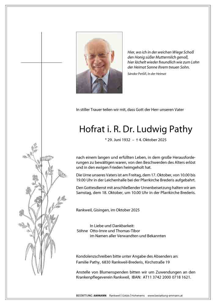 Dr. Ludwig  Pathy