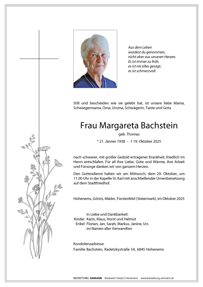 Margareta Bachstein