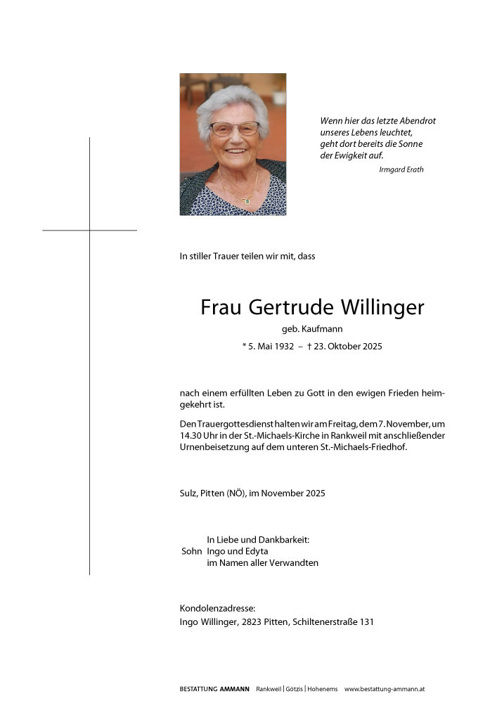 Gertrude Willinger