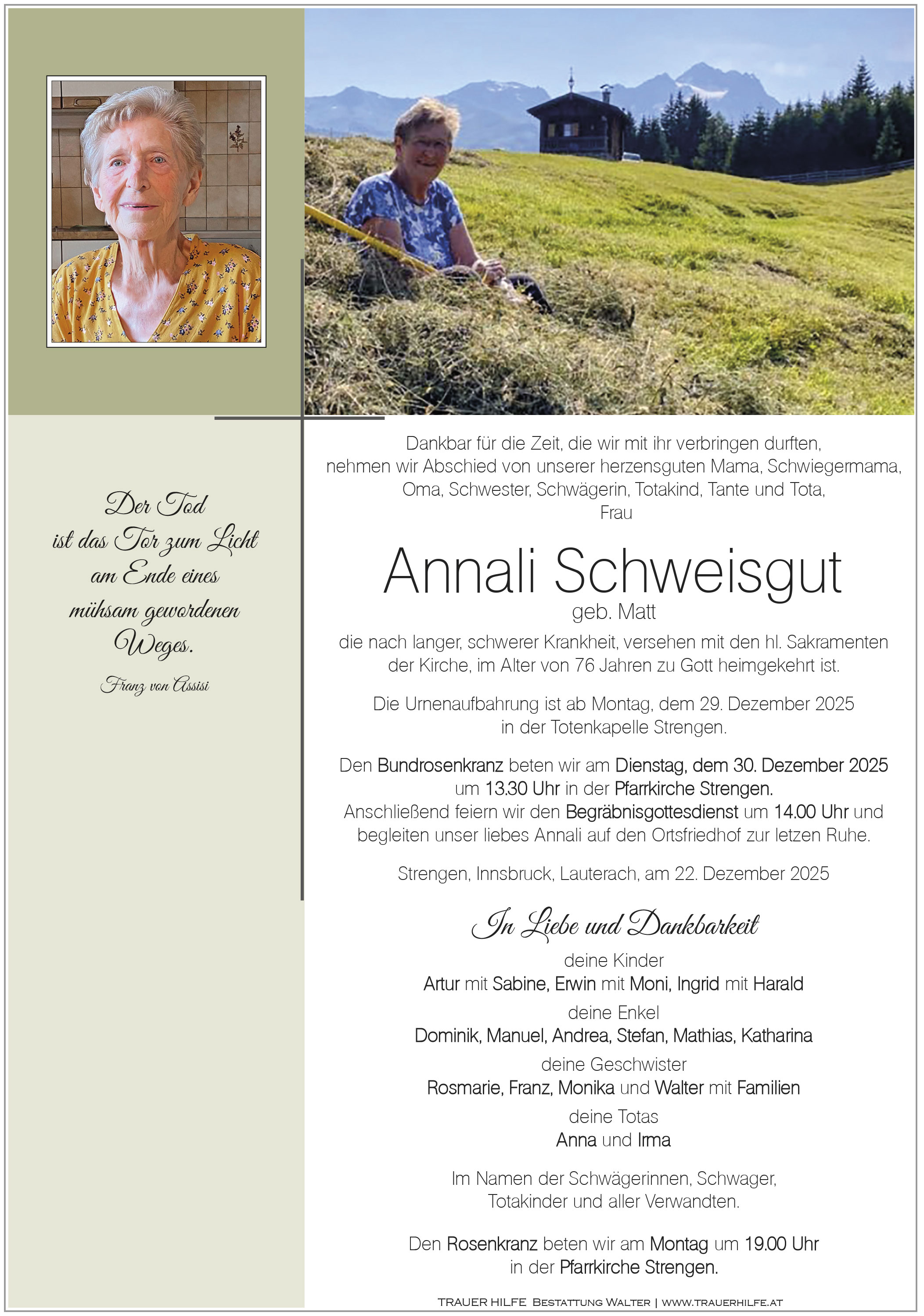 Annali Schweisgut