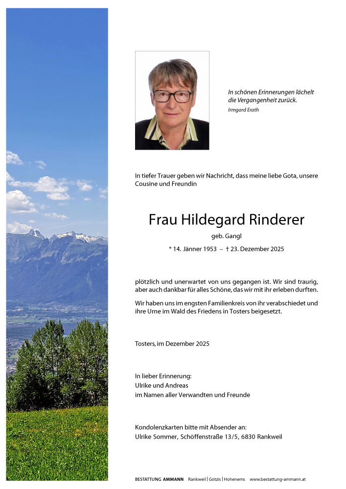 Hildegard Rinderer