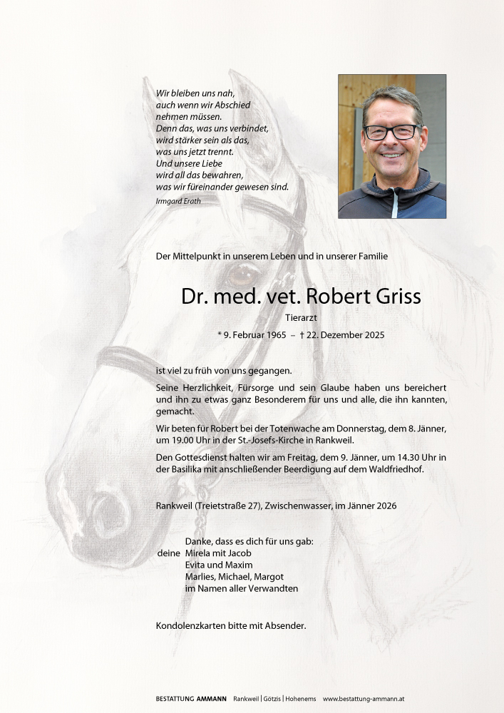 Dr. med. vet. Robert Griss