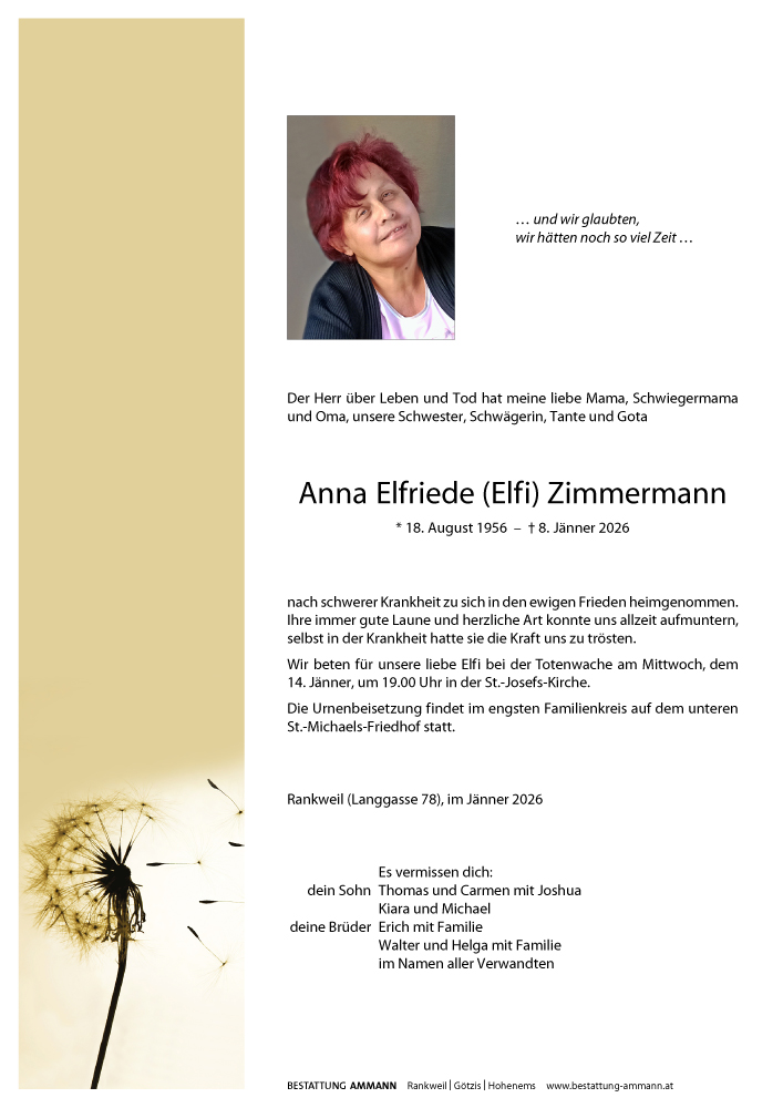 Anna Elfriede Zimmermann