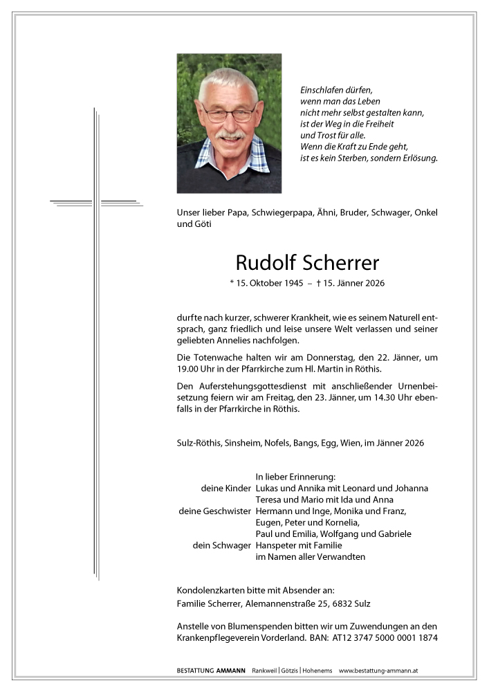 Rudolf Scherrer