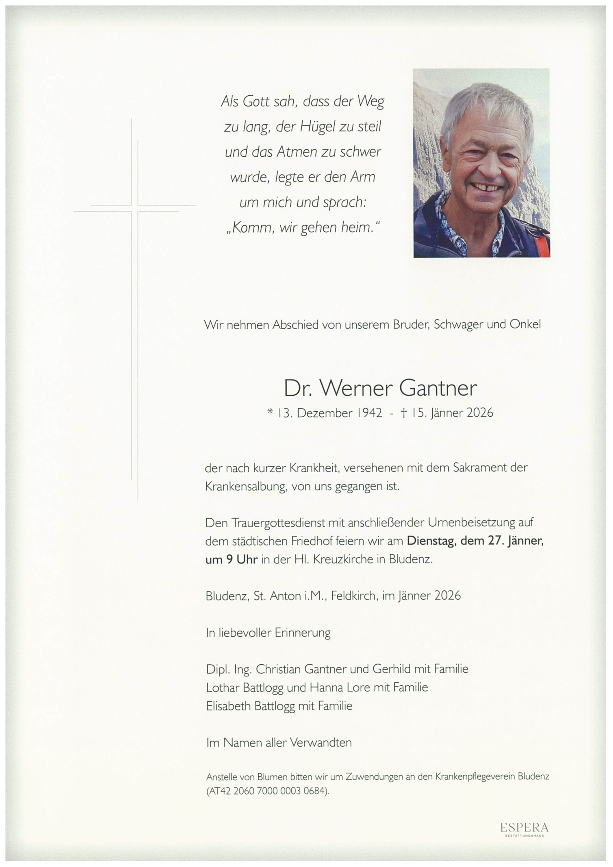 Dr. Werner Gantner