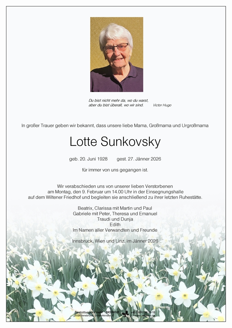 Lotte Sunkovsky