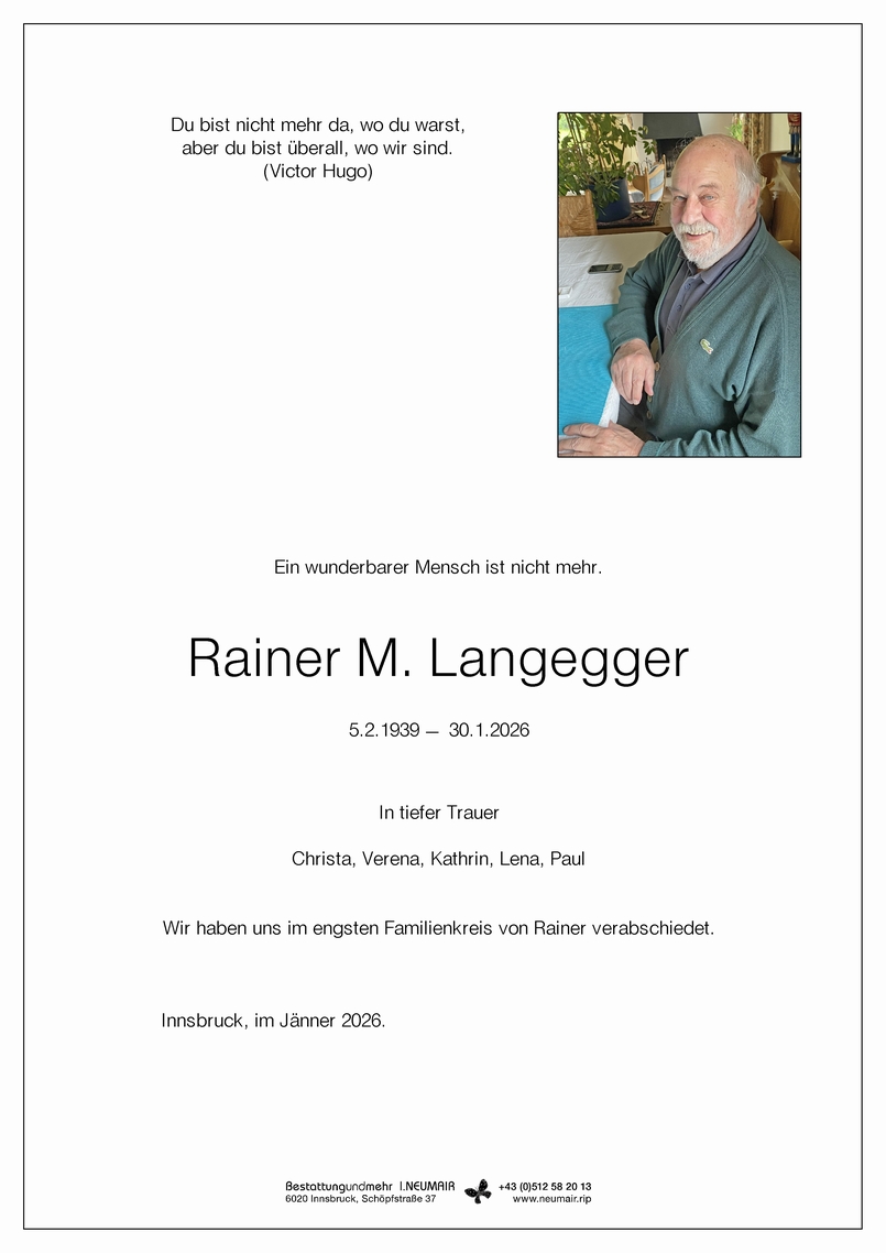Ing. Rainer Langegger