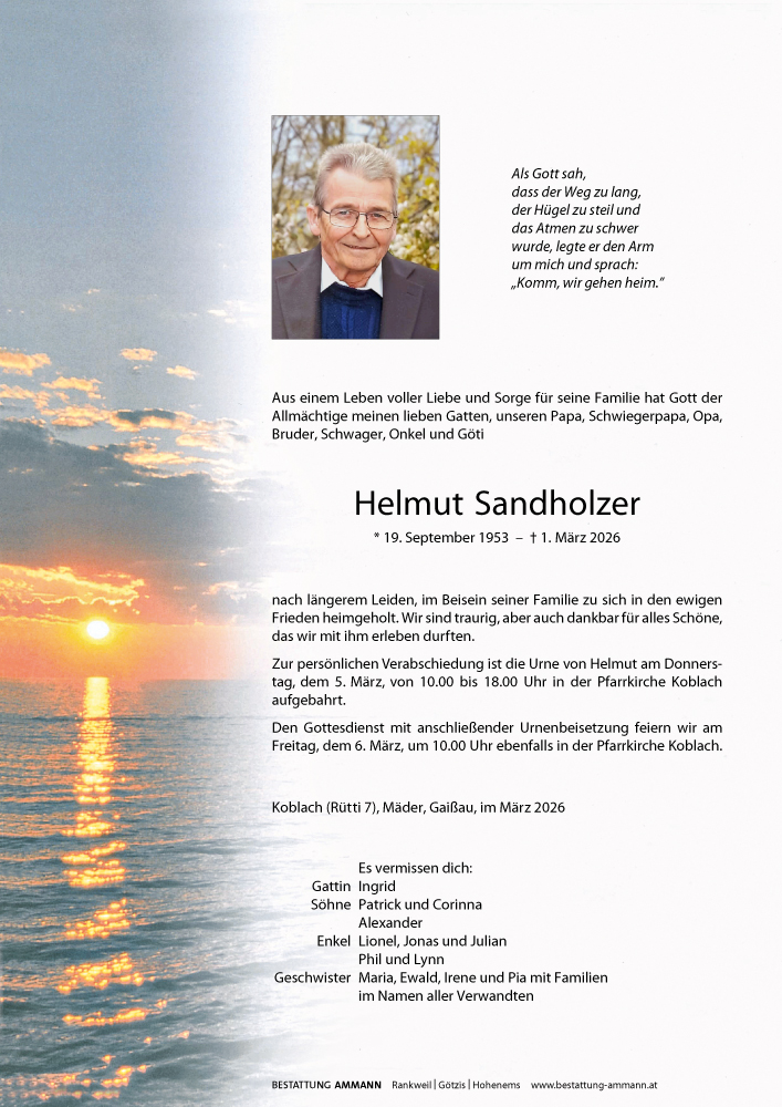 Helmut Sandholzer