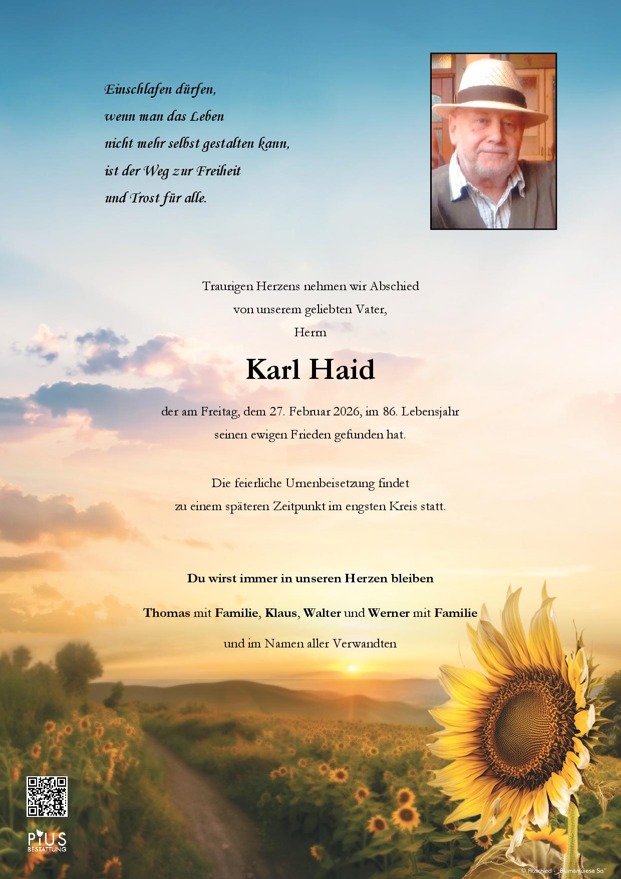 Karl Haid