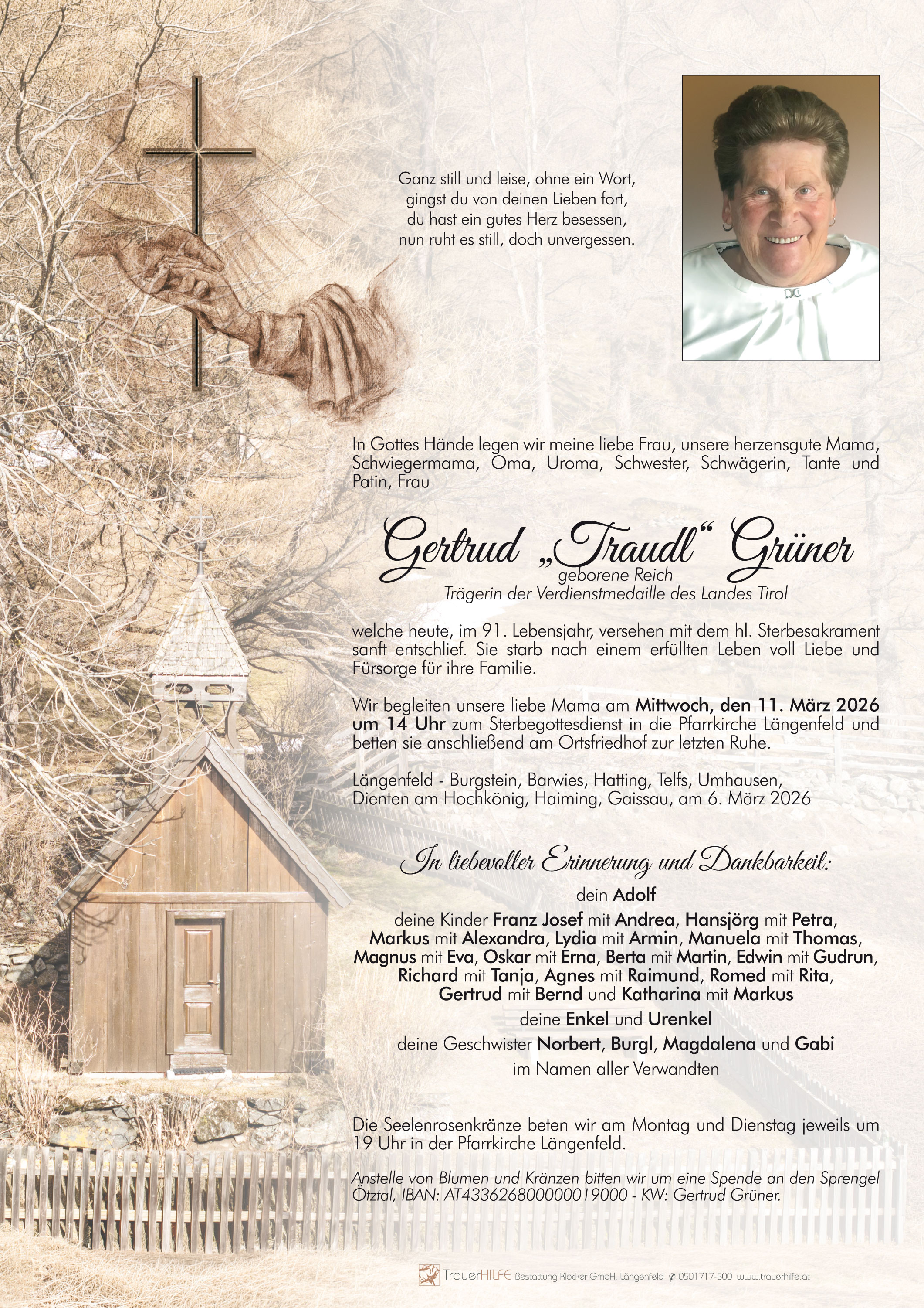 Gertrud "Traudl" Grüner