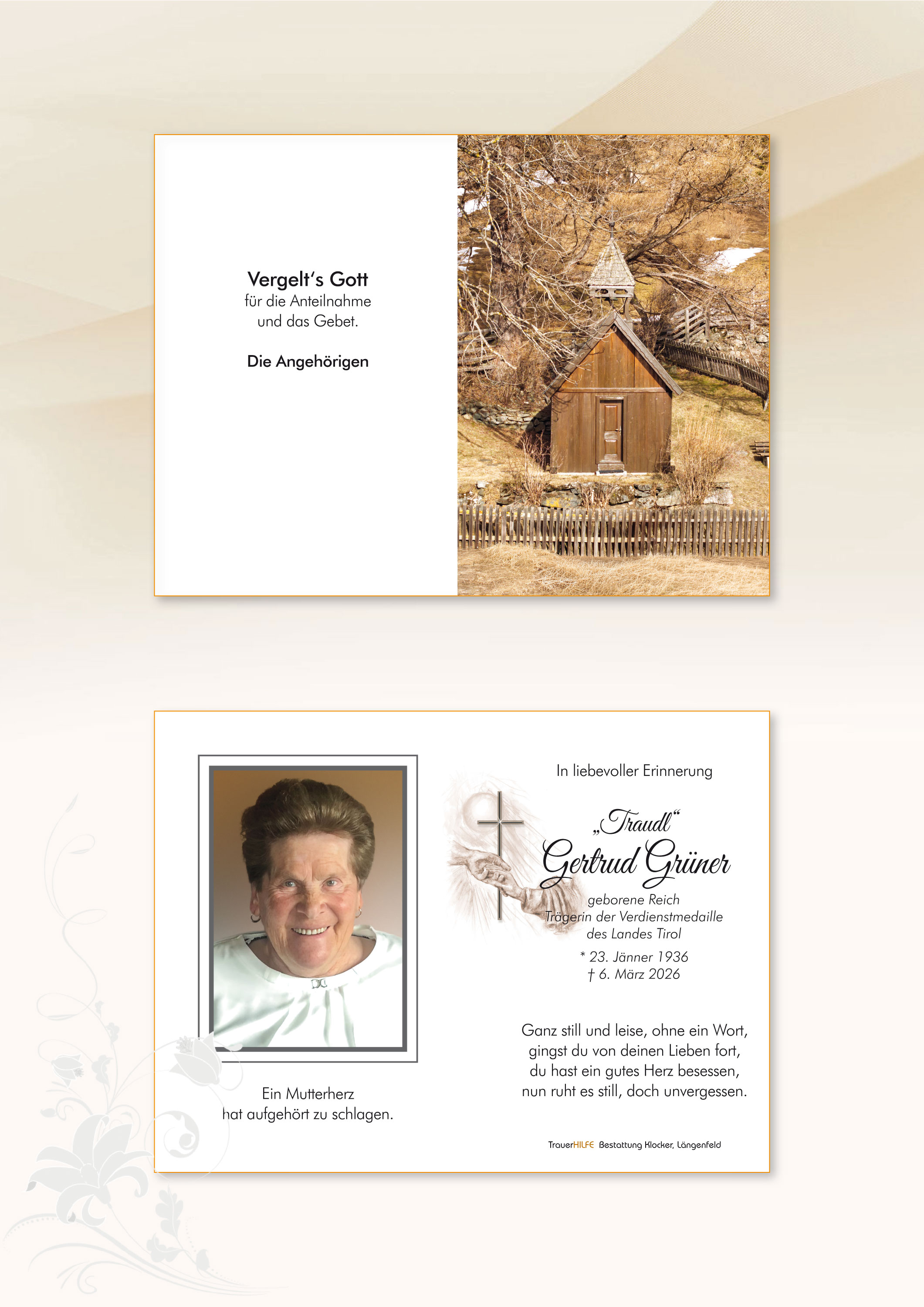 Gertrud "Traudl" Grüner