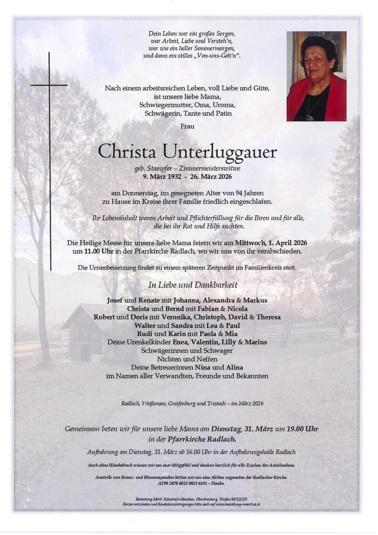Christa Unterluggauer