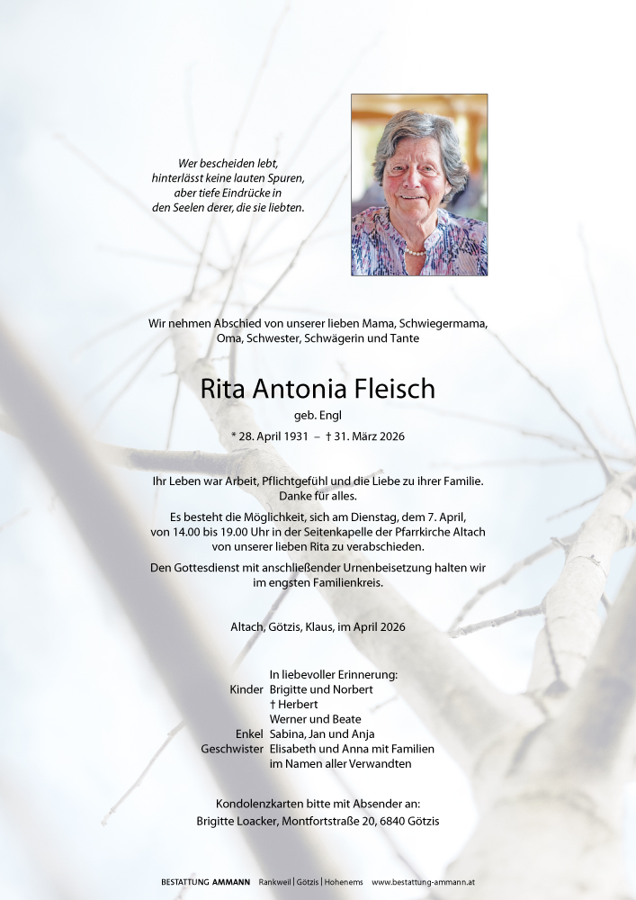 Rita Antonia Fleisch