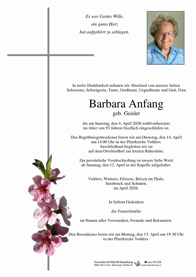 Barbara Anfang