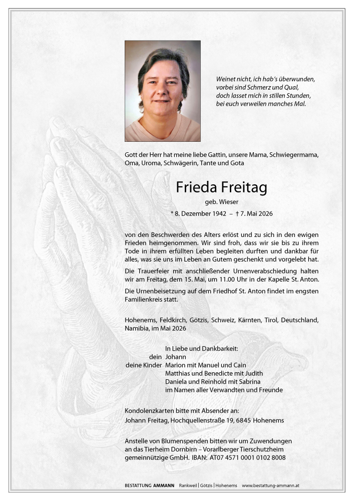Frieda Freitag