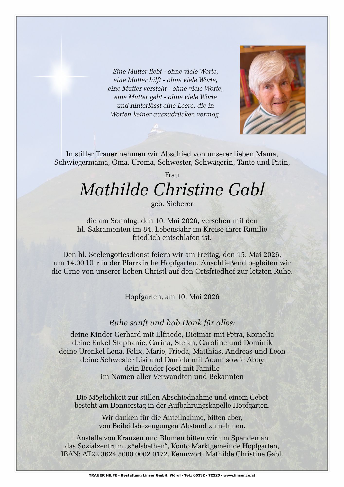 Mathilde Christine Gabl