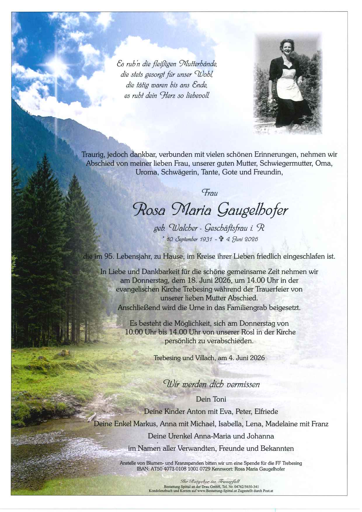 Rosa Maria Gaugelhofer