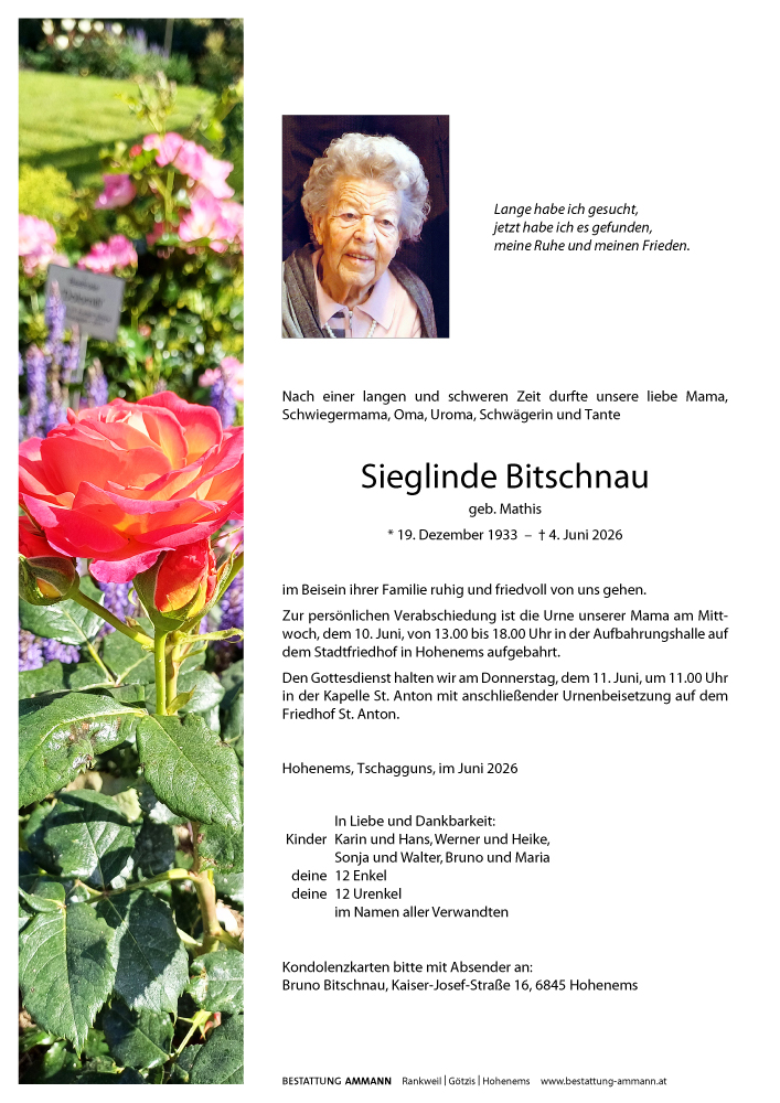 Sieglinde Bitschnau
