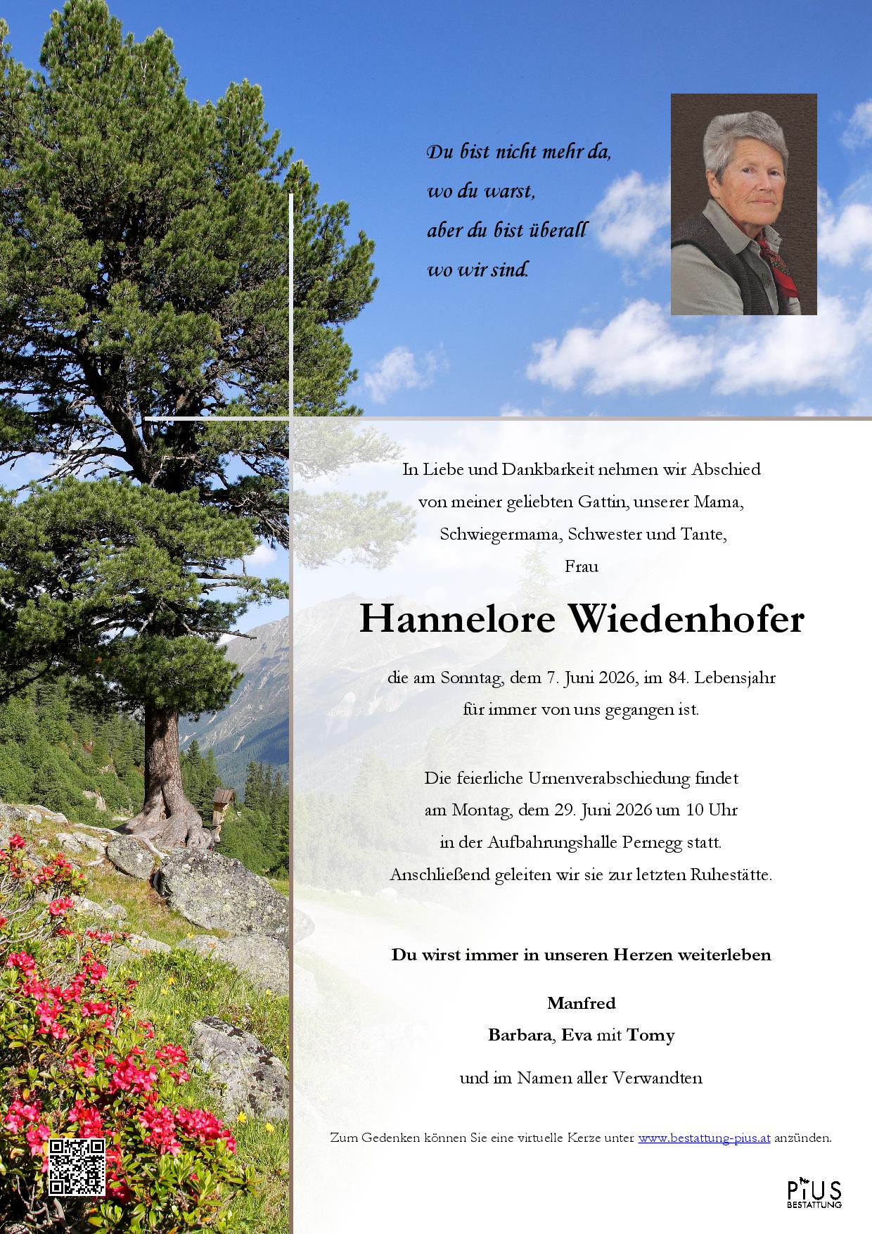 Hannelore Wiedenhofer