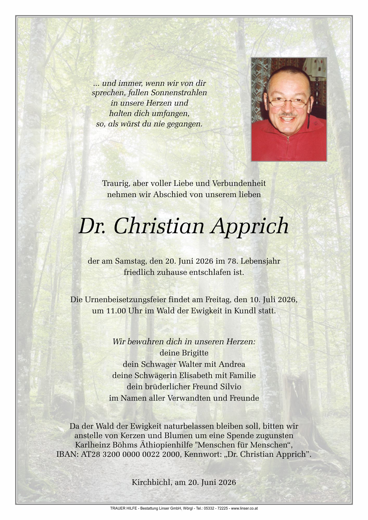Dr. Christian Apprich