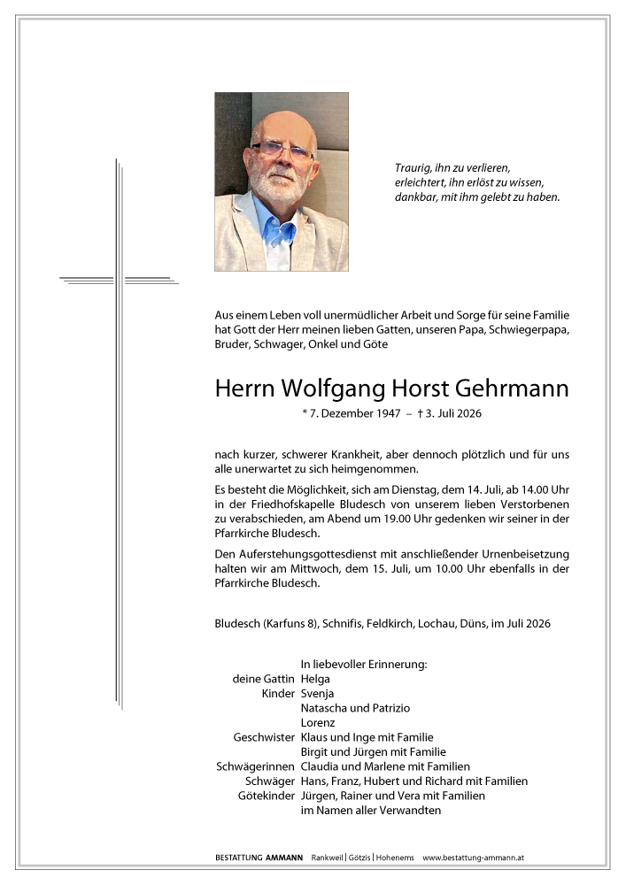 Wolfgang Gehrmann